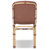 Marita Outdoor Dining Chair, Maroon Flat Weave by Four Hands — BCK_1
