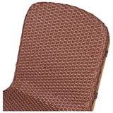 Marita Outdoor Dining Chair, Maroon Flat Weave by Four Hands — DET_1