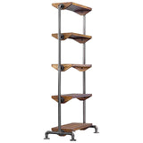 Rhordyn Etagere, Aged Gunmetal-Furniture - Storage-High Fashion Home