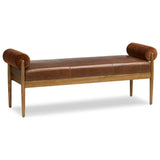 Jazelle Accent Bench, Havana Brown by Four Hands — PRM_1