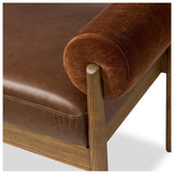 Jazelle Accent Bench, Havana Brown by Four Hands — DET_1