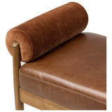 Jazelle Accent Bench, Havana Brown by Four Hands — DET_1