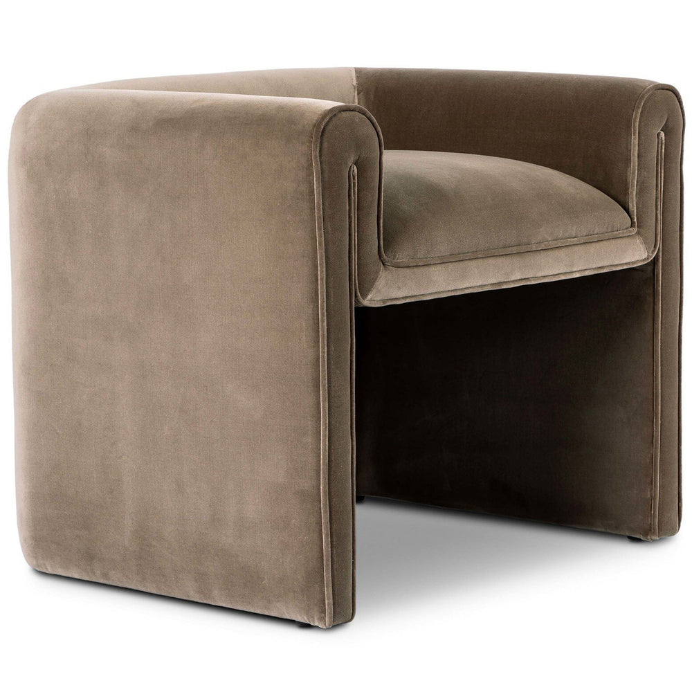 Corinne Accent Bench, Crete Pebble by Four hands