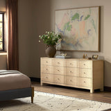 Hollis 8 Drawer Dresser, Natural Fleck by Four Hands