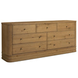 Minnie 7 Drawer Dresser, Aged Natural by Four Hands