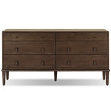 Zaria 6 Drawer Dresser, Dark Brown by Four Hands