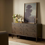 Zaria 6 Drawer Dresser, Dark Brown by Four Hands