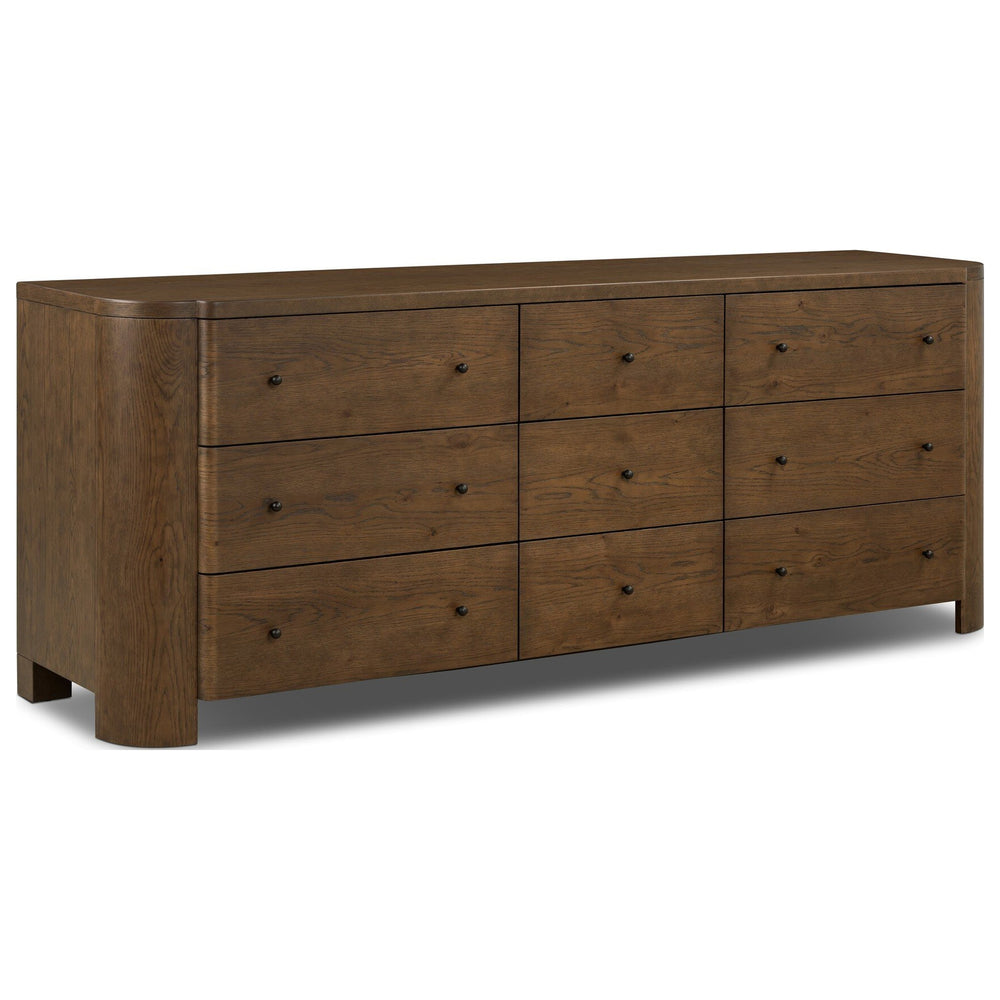 Akumi 9 Drawer Dresser, Umber Oak Thin Veneer by Four Hands — PRM_1