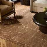 Milano Hand-Knotted Rug, Saddle  by Four Hands