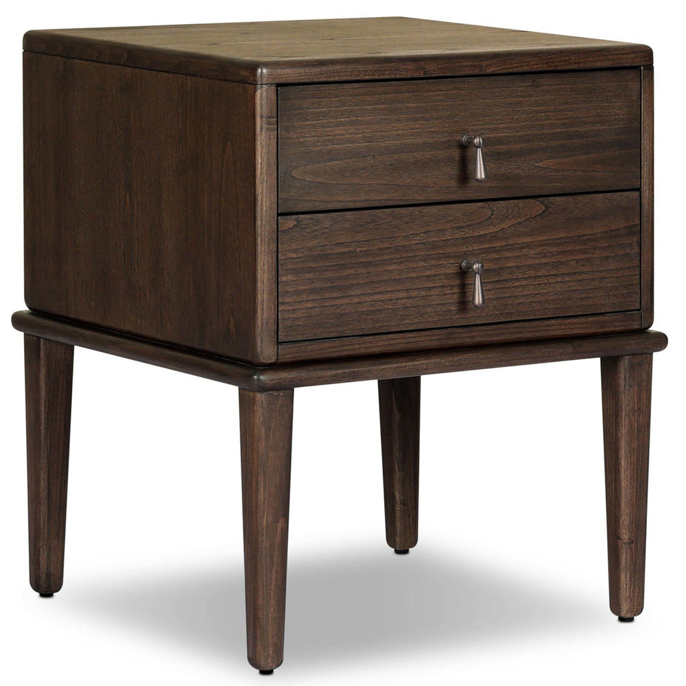 Zaria Nightstand, Dark Brown by Four Hands