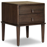 Zaria Nightstand, Dark Brown by Four Hands
