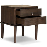 Zaria Nightstand, Dark Brown by Four Hands