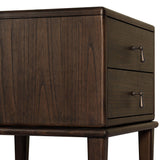 Zaria Nightstand, Dark Brown by Four Hands