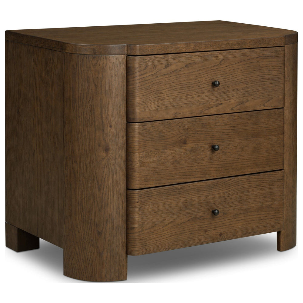 Akumi Nightstand, Umber Oak Thin Veneer by Four Hands — PRM_1