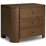 Akumi Nightstand, Umber Oak Thin Veneer by Four Hands — PRM_1