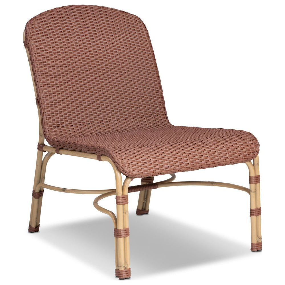 Marita Outdoor Chair, Maroon Flat Weave by Four Hands — PRM_1