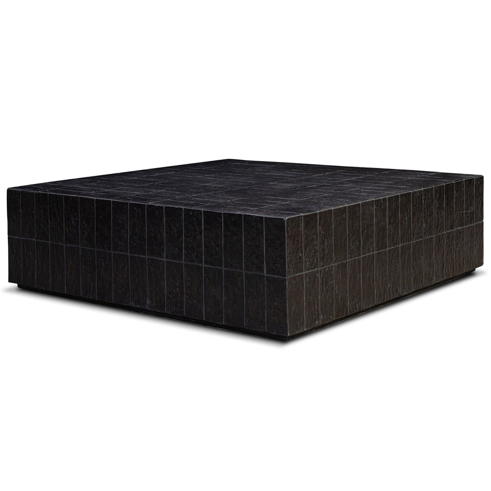 Tanik Coffee Table, Brown Tile by Four Hands