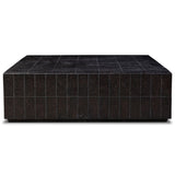 Tanik Coffee Table, Brown Tile by Four Hands