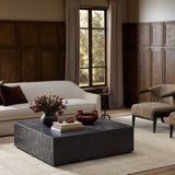 Tanik Coffee Table, Brown Tile by Four Hands
