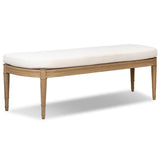 Moya Accent Bench, Nomad Snow by Four Hands
