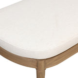 Moya Accent Bench, Nomad Snow by Four Hands