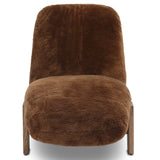 Rivas Chaise, Ochre Shearling by Four Hands