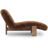 Rivas Chaise, Ochre Shearling by Four Hands