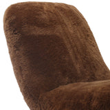 Rivas Chaise, Ochre Shearling by Four Hands