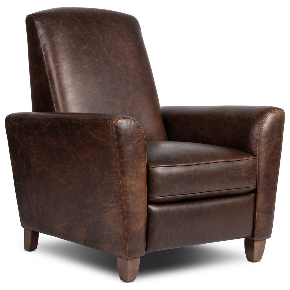 Dallin Leather Recliner, Raleigh Cigar by Four Hands — PRM_1