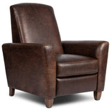 Dallin Leather Recliner, Raleigh Cigar by Four Hands — PRM_1