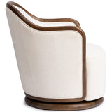 Tibby Swivel Chair, Laughlin Bone by Four Hands