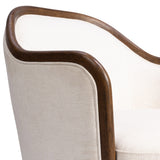 Tibby Swivel Chair, Laughlin Bone by Four Hands