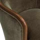 Tibby Swivel Chair, Monte Olive by Four Hands