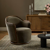 Tibby Swivel Chair, Monte Olive by Four Hands