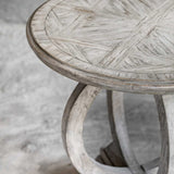 Maiva Side Table, White-Furniture - Accent Tables-High Fashion Home
