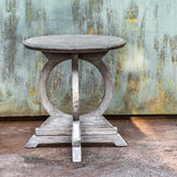 Maiva Side Table, White-Furniture - Accent Tables-High Fashion Home