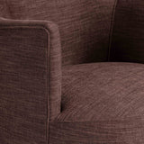 Aurora Fringe Swivel Chair, Laughlin Plum by Four Hands