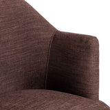 Aurora Fringe Swivel Chair, Laughlin Plum by Four Hands