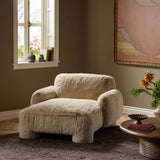 Mingh Chaise, Boden Pewter by Four Hands