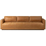 Kiera 105" Leather Sofa, Palermo Cognac by Four Hands