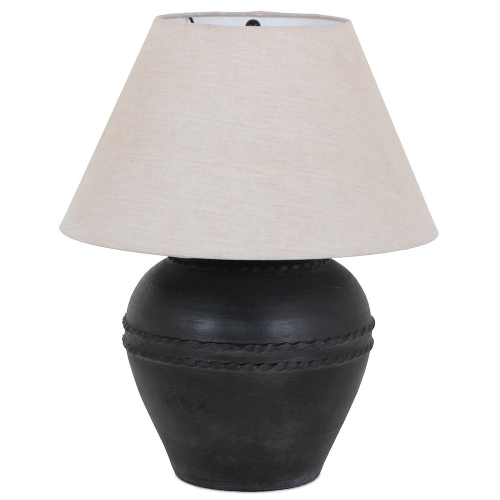 Caius Table Lamp, Aged Black by Amber Lewis x Four Hands