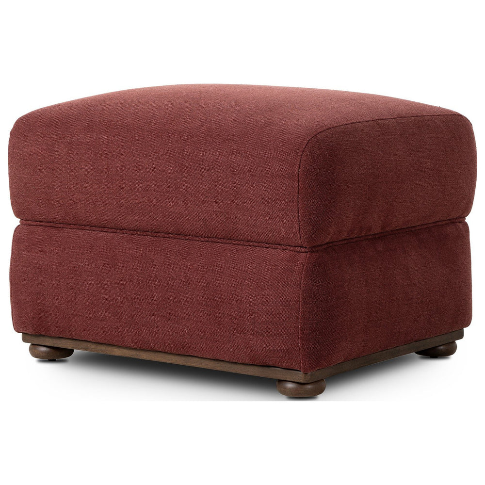 Solae Ottoman, Broadway Bordeaux by Amber Lewis x Four Hands — PRM_1