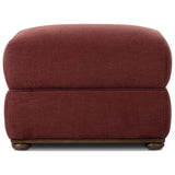 Solae Ottoman, Broadway Bordeaux by Amber Lewis x Four Hands — FRT_1