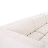 Langham Power Recliner 3 Piece Sectional, Nomad Snow by Four Hands