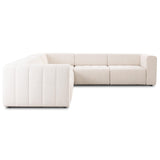 Langham Power Recliner 5 Piece Sectional, Nomad Snow by Four Hands