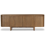 Elle 4 Door Media Console, Tawny Oak by Four Hands