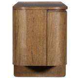 Elle 4 Door Media Console, Tawny Oak by Four Hands