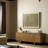 Elle 4 Door Media Console, Tawny Oak by Four Hands