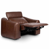 Alondra Leather Power Recliner, Sonoma Coco by Four Hands