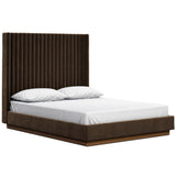 Montgomery Bed w/ High Headboard , Surrey Mink by Four Hands